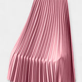 Satin Pleated Skirt