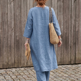 Onyx™ | Loose Tunic and Wide Leg Pants Set