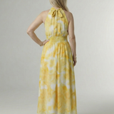 Sylin™ | Gathered Halter Midi Dress