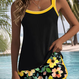Aitana™ | Elegant Two-Piece Tankini Set