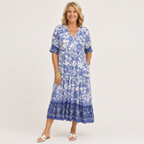 Keisha™ | Elegant V-neck Floral Print