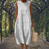 Genoveva | Maxi Dress Without Sleeves with Pockets
