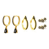 Modern Gold Earrings Sabina