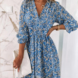 Tália | Elegant Floral Maxi Dress