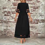 Analisa | Elegant Silhouette Maxi Dress