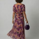 Calen™ | Flowing Midi Dresses with Off-the-Shoulder Design