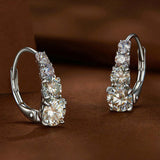Earrings with Four Gems