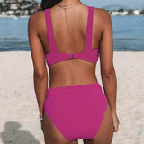 Noa™ | Solid High-Waisted Swimsuit