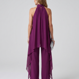 Bearim™ | Asymmetrical Tunic Set with Halter Neck