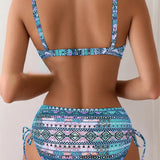 Jada™ | Sexy Ethnic Print Bikini Set