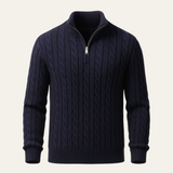Sero Zip Knit Navy