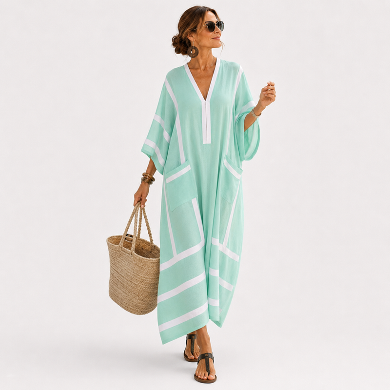 Zaira Mint Green Caftan