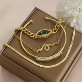 SERPIA | Set of Gold Bracelets