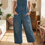 Aurevia™ | Vintage Look Denim Gardening Overall