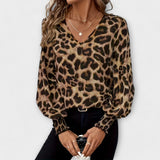Joana | Leopard Print Blouse