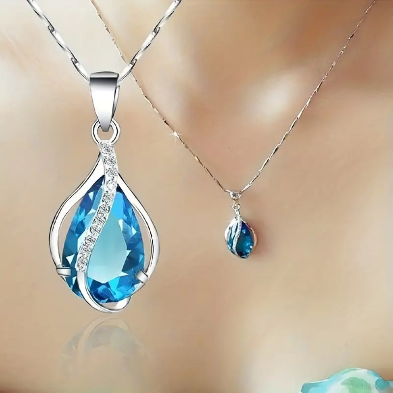Evelina – Drop Earring with Sapphire