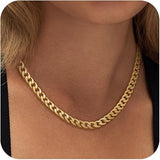 STAR | Chunky Cuban Link Gold Necklace