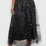 Colorful Polka Dot Skirt