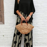 Valeriana™ | Asymmetrical Top and Boho Pants Set