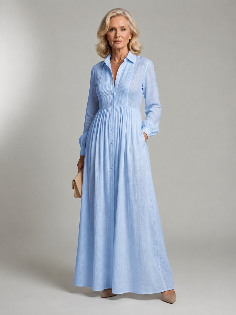 Lioren™ | Soft Flow Maxi Dress