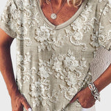 Sunset Petal Neck Blouse