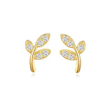 Carina – Gold earrings with a subtle shine.