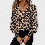 Joana | Leopard Print Blouse