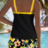 Aitana™ | Elegant Two-Piece Tankini Set