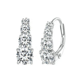 Earrings with Four Gems
