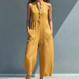 Cecília | Sleeveless Dress with Mandarin Collar