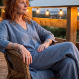 Onyx™ | Loose Tunic and Wide Leg Pants Set