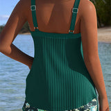 Rocío™ | Striped Tankini with Two-Piece Briefs