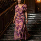 Calen™ | Flowing Midi Dresses with Off-the-Shoulder Design