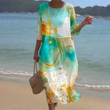 Verónica | Maxi Dress Floral at Sunset