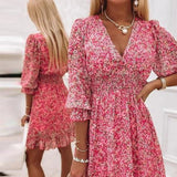 Tália | Elegant Floral Maxi Dress
