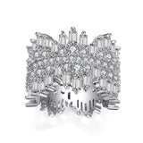 Selina – Elegant square stone diamond ring.