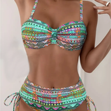 Jada™ | Sexy Ethnic Print Bikini Set