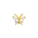 Carina – Gold earrings with a subtle shine.
