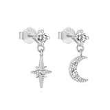 Pavlína – Elegant gold earrings with a contemporary design.