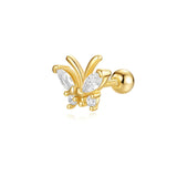 Carina – Gold earrings with a subtle shine.