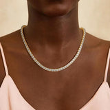 BARNA | Tennis Necklace Gold