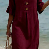 Rosalinda | Long Sleeve Textured Dress