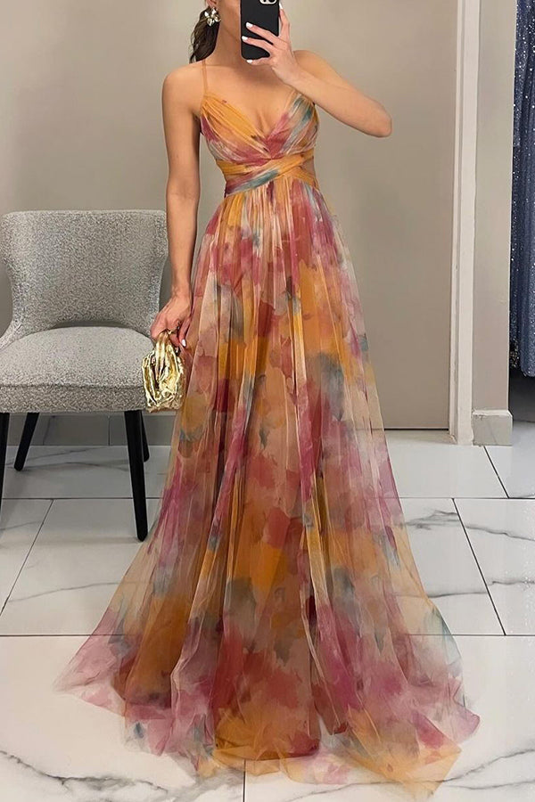 Gisela | Maxi Chiffon Dress