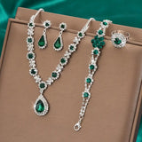 ADRIANA | White Gold Jewelry Set