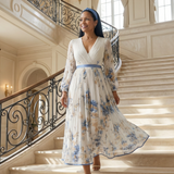 Rielle™ | Wrap Pleated Midi Dress