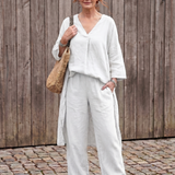 Onyx™ | Loose Tunic and Wide Leg Pants Set