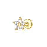 Eva-Marie – Elegant gold earrings with a fluid design.