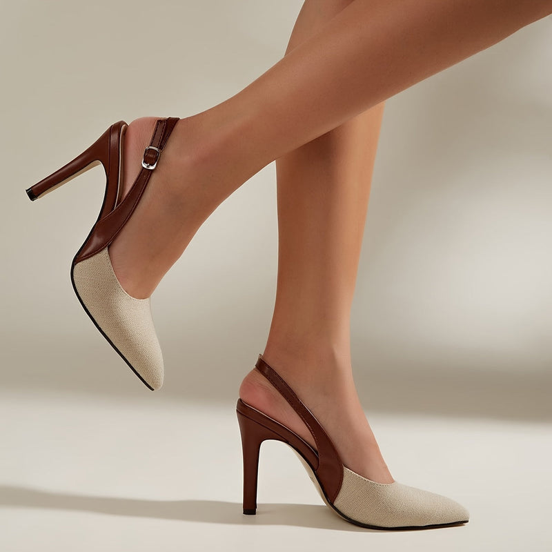 Kelsey | Refined Slingback Pumps