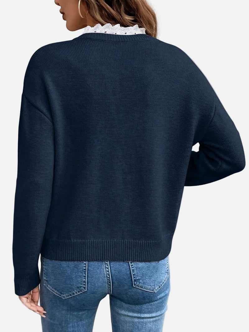 Nora™ | Sweater with Lace