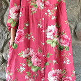 Matilde | Artistic Floral Maxi Dress